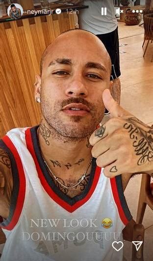 Neymar shaves his head: The footballer's new look shocks social media ...