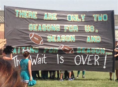 Jaguar Football Season Run Through Banner #football #schoolspirit # ...