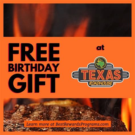 Texas Roadhouse Free Birthday Gift ? Best Rewards Programs