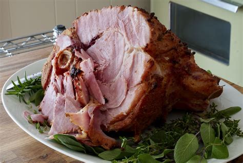 Juicy, tender, Glazed Oven-Baked Ham | Recipe | Baked ham, Ham in the ...