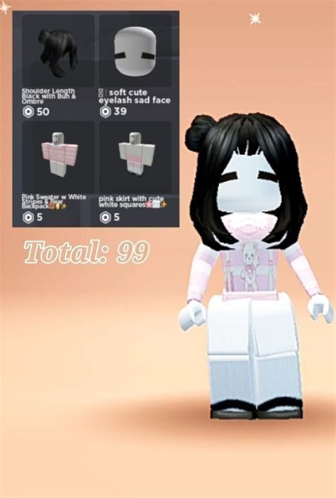 ૮꒰ Cr :: @ssyrinee ꒱ა Kawaii Outfit Ideas, Oufit Ideas, Roblox Codes, Roblox Roblox, Avatar ...