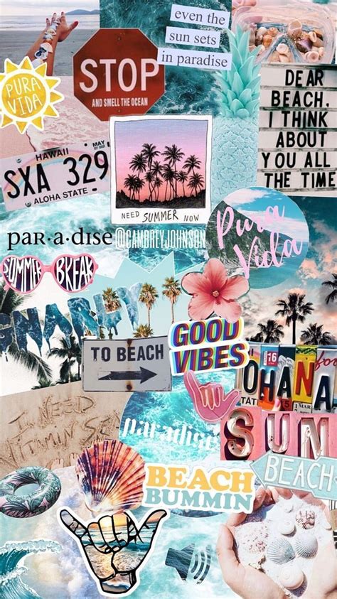 Cute Aesthetic For Summer – HIT, Inspirational Collage HD phone ...