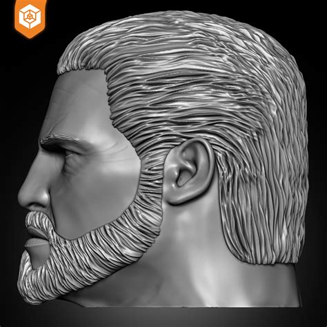 Marcus Fenix Old Head - Gears of War 3D model 3D printable | CGTrader