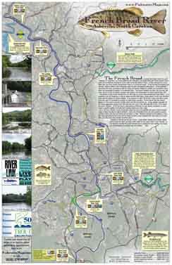 French Broad River Map, Asheville, NC – FishwaterMaps.com