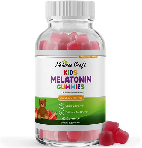 Melatonin Gummies for Kids Sleep Aid - Kids Melatonin Gummies for ...