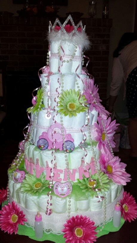 Princess Diaper Cake | Baby | Pinterest | Princess diaper cakes ...