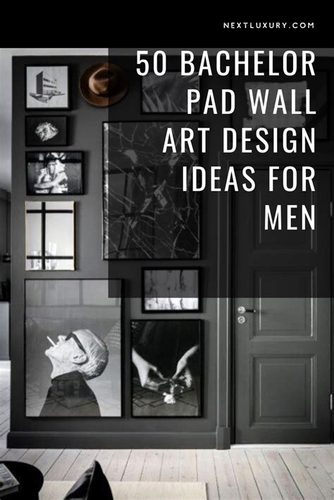 Inspiring Wall Art Designs for Men’s Bachelor Pads | Bachelor pad decor ...