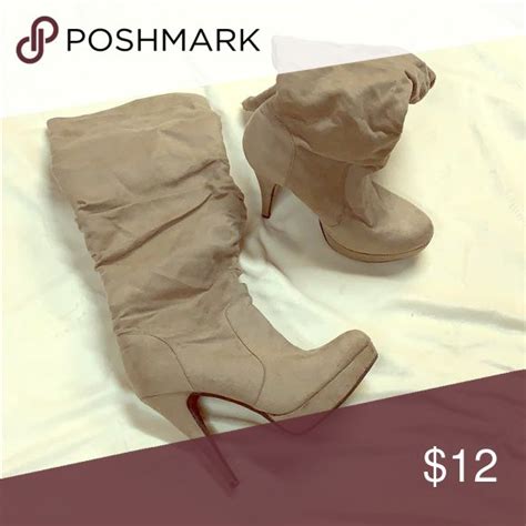 ShoeDazzle gray heeled boots | Grey heels boots, Grey heels, Boots