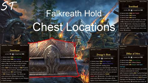 ESO - Falkreath Hold Chest Locations - YouTube