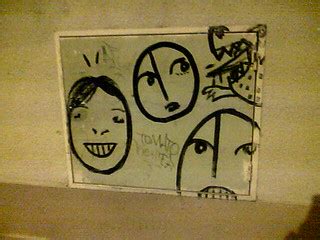 Faces | Faces on a electrical cover in Sants. | Luxerta | Flickr