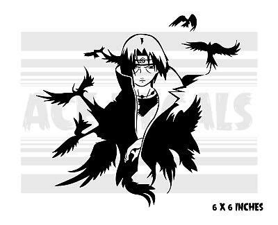 NARUTO - SASUKE Itachi Crows - Chibi - Anime - Laptop Car Vinyl decal sticker $5.99 - PicClick