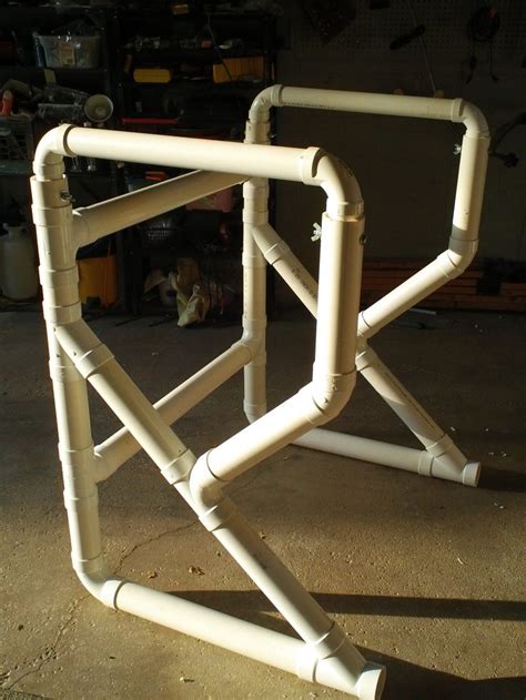 Pvc Pipe Projects | My PVC Pipe Table Frame - Office Walkers | PVC | Pinterest | Pipe table ...