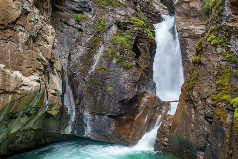 Waterfall into the Canyon Photograph by Terri Morris - Fine Art America