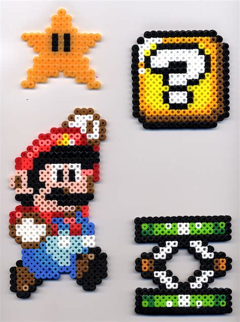 Perler Bead Mario Perler Beads Super Mario Bros Perler Bead Patterns ...