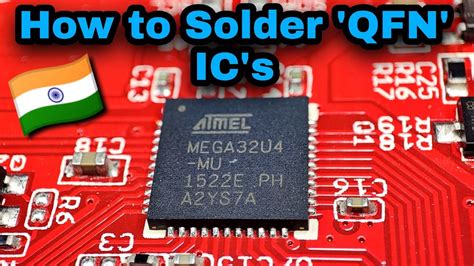 How to Soldering QFN (Quad Flat No-Lead) IC's Full Details in Hindi (#006) #Electrobias - YouTube