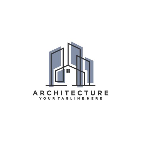 Architecture logo design, Vector construction company brand design ...