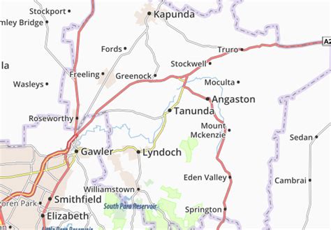 MICHELIN Tanunda map - ViaMichelin