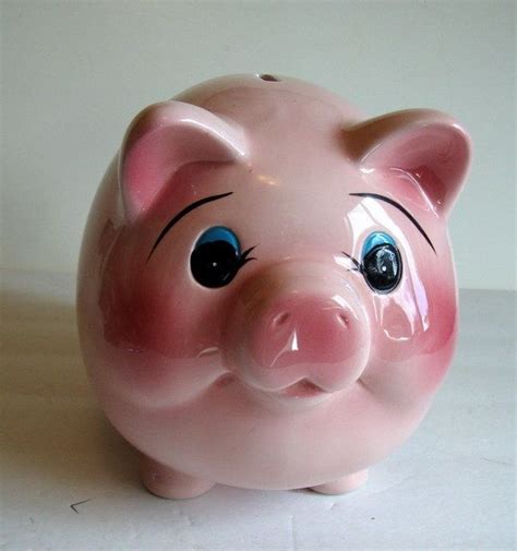 80s Antique Piggy Bank | Old Banks | Pinterest | Piggy bank, Piggy, Pig collectables