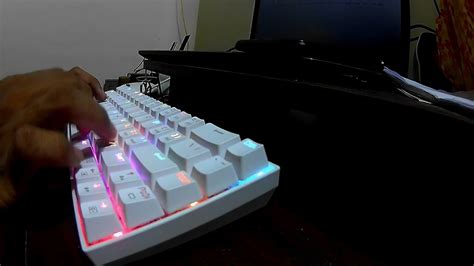 Mechanical keyboard Sound Test - E Yooso Z686 Red switch sound #shorts #shortsvideo - YouTube