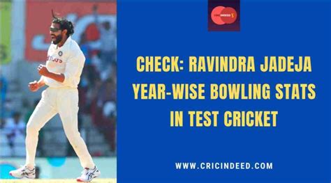 Ravindra Jadeja - Year-wise Bowling Performance in Tests - CricIndeed