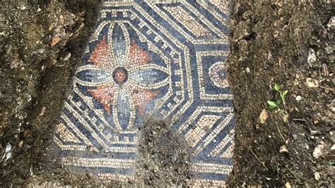 Mosaic floor in ancient Roman villa revealed in Verona