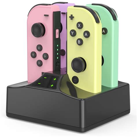 YCCTEAM Joy Con Charger Dock for Nintendo Switch/OLED/Lite, 4 ...