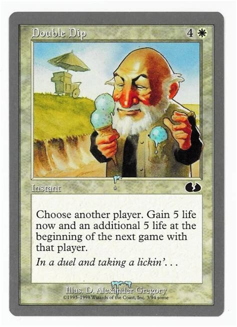 -=Chameleon's Den=- Magic the Gathering Unglued Card: Double Dip