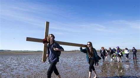 Dozens make holy island pilgrimage | Daily Mail Online