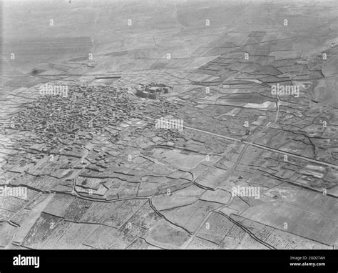 Villages in the Hauran (Land of Gilead). Basra-Eski-Sham and its protecting castle ca. 1932 ...