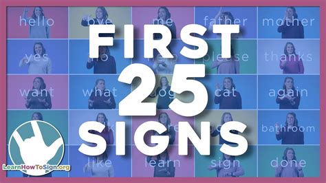 25 ASL Signs You Need to Know | ASL Basics | American Sign Language for ...