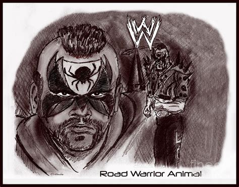 Road Warrior Animal Drawing by Chris DelVecchio - Fine Art America