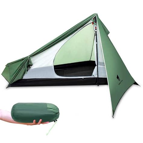 GEERTOP Backpacking Tent - Ultralight 1 Person 3-Season with Carry Bag ...