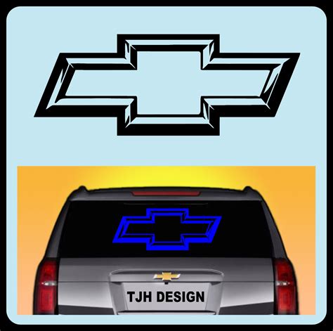 Chevy Chevrolet Bowtie Vinyl Decal, Car Decal, Sticker, 21 Colors, Always FREE SHIPPING - Etsy