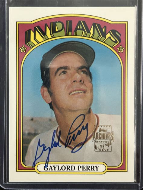 Gaylord Perry - 2002 Autograph Topps Archives for Sale in Shadow Hills, CA - OfferUp