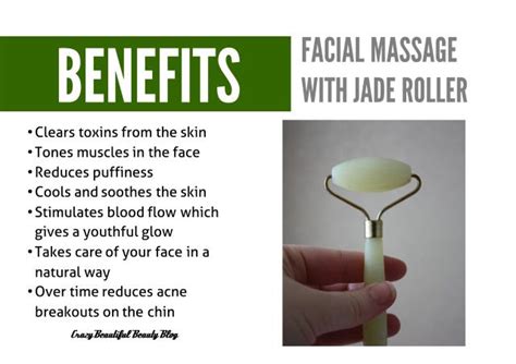 c r a z y Beautiful | Facial roller, Facial massage benefits, Jade roller