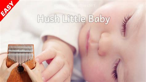 Hush Little Baby - Lullaby Song Kalimba Tabs Letter & Number Notes Tutorial - KalimbaTabs.net