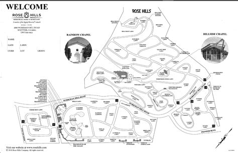 Rose Hills Plot Map