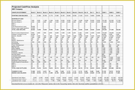 Free Cash Flow Analysis Template Of 17 Cash Flow Analysis Templates Free Excel Word formats ...