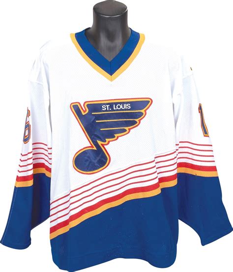 1995-96 Brett Hull St. Louis Blues Stanley Cup Play-Offs Game Worn Jersey