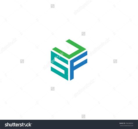 Letter Usf Logo Three Letter Icon Stock Vector (Royalty Free) 786288502 ...