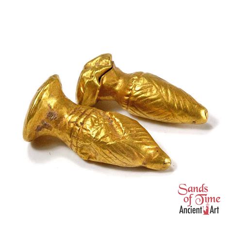 A pair of Anatolian Gold Ear Plugs, Early Bronze Age, ca. 3000 BCE | Ancient jewels, Bronze age ...