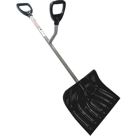 Ergie Shovel Ergonomic 18-Inch Two-Handed Ergonomic Snow Shovel - Walmart.com - Walmart.com