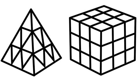 Rubik’s Cubes coloring page - Download, Print or Color Online for Free