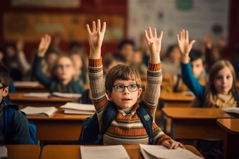 Premium Photo | School children in a classroom