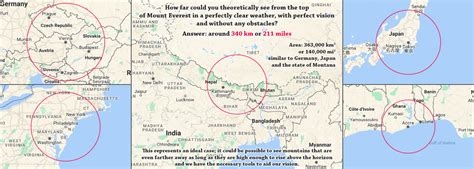 How Far Could You See From The Top of Mount Everest? – Brilliant Maps