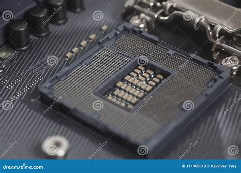 Intel LGA 1151 Cpu Socket On Motherboard Computer PC Royalty-Free Stock Image | CartoonDealer ...