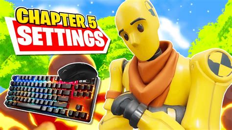 *BEST* Keyboard And Mouse Settings In Fortnite Chapter 5! - YouTube