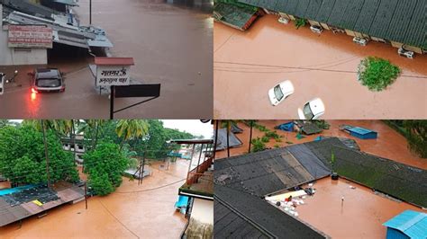 Heavy rainfall causes floods in Maharashtra; Chiplun in Ratnagiri ...