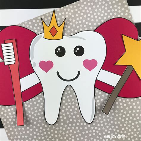 Tooth Fairy Craft For Kids - Cute Printable Template