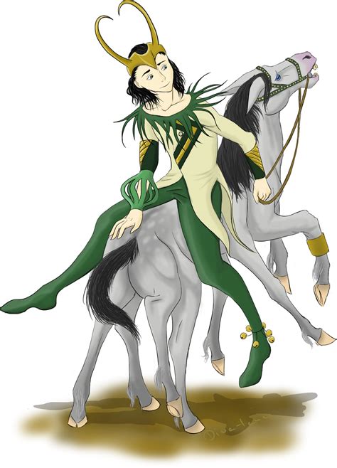 Loki and Sleipnir: Harlequin by Diva-Iana on DeviantArt